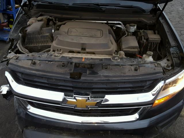 1GCGSBE35F1190081 - 2015 CHEVROLET COLORADO L GRAY photo 7