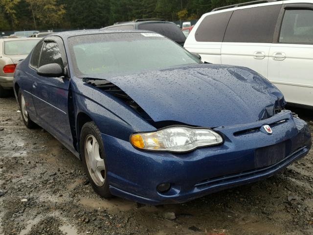 2G1WX12K349391191 - 2004 CHEVROLET MONTE CARL BLUE photo 1