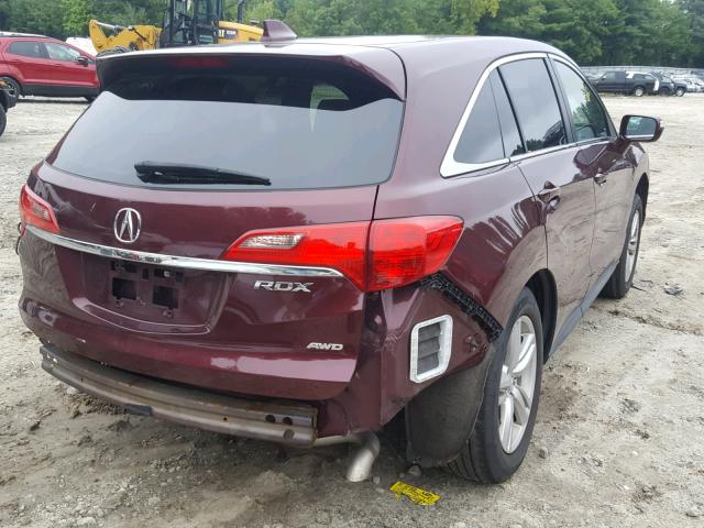 5J8TB4H39DL005328 - 2013 ACURA RDX BASE RED photo 4