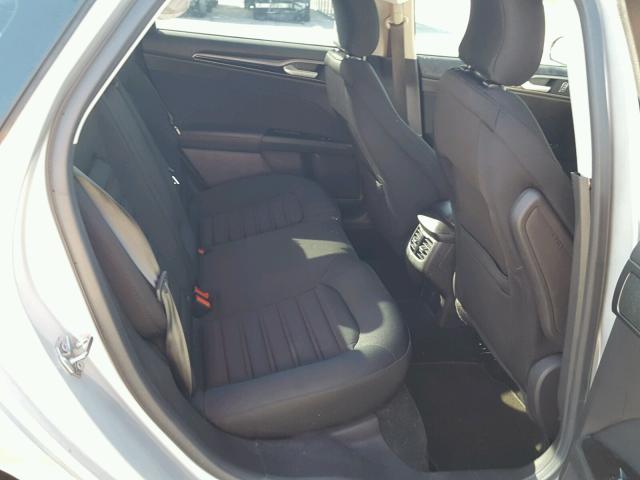 3FA6P0H92GR394643 - 2016 FORD FUSION SE SILVER photo 6