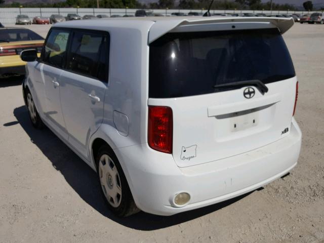JTLKE50E791060937 - 2009 TOYOTA SCION XB Blanco foto 3