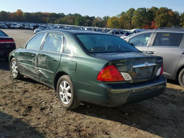 4T1BF28B71U141842 - 2001 TOYOTA AVALON GREEN photo 3