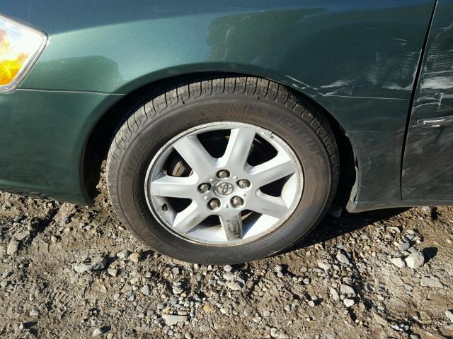 4T1BF28B71U141842 - 2001 TOYOTA AVALON GREEN photo 9