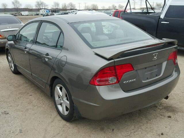 1HGFA16818L004211 - 2008 HONDA CIVIC EX 银色 照片 3