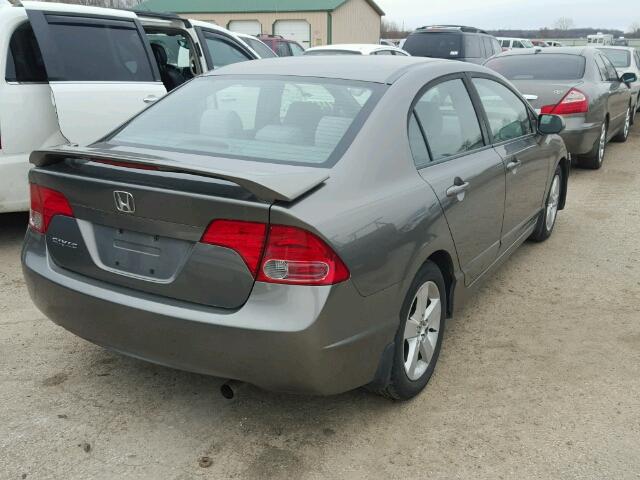1HGFA16818L004211 - 2008 HONDA CIVIC EX 银色 照片 4