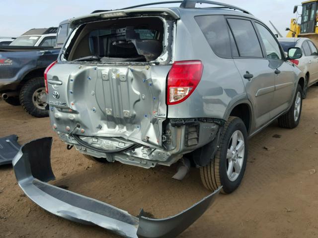 JTMBD33V086084190 - 2008 TOYOTA RAV4 SILVER photo 4