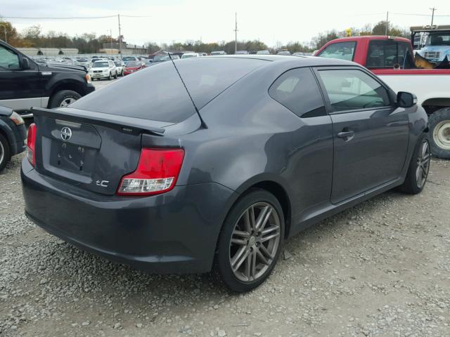 JTKJF5C76C3024825 - 2012 TOYOTA SCION TC GRAY photo 4