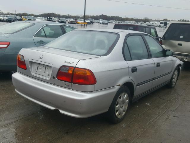 2HGEJ6633XH905332 - 1999 HONDA CIVIC LX SILVER photo 4