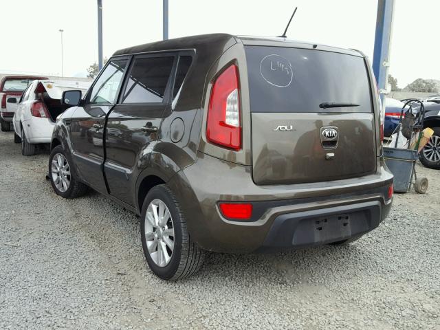 KNDJT2A6XD7524215 - 2013 KIA SOUL + BROWN photo 3