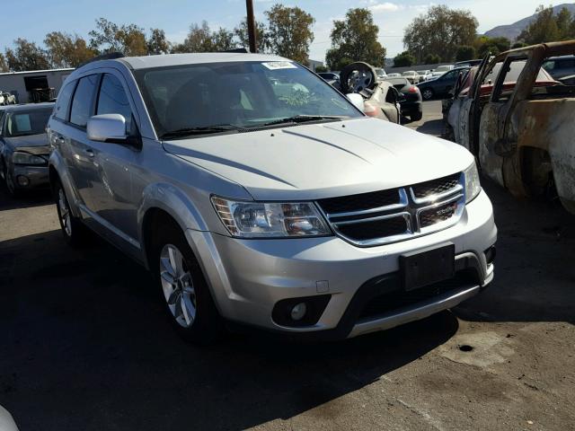 3C4PDDBG1DT638688 - 2013 DODGE JOURNEY SX SILVER photo 1