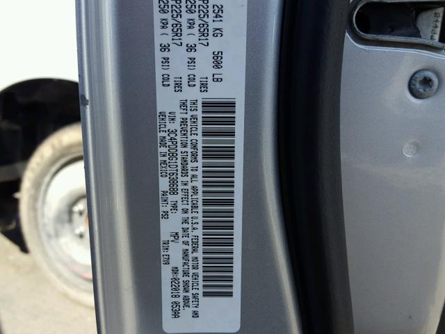 3C4PDDBG1DT638688 - 2013 DODGE JOURNEY SX SILVER photo 10