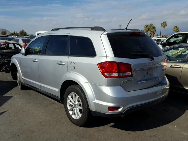 3C4PDDBG1DT638688 - 2013 DODGE JOURNEY SX SILVER photo 3