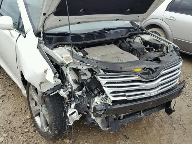 4T3ZK3BB0AU026225 - 2010 TOYOTA VENZA BASE WHITE photo 9