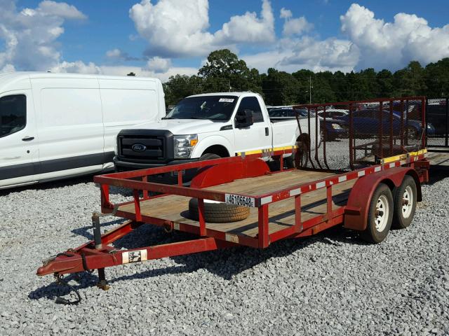 4VTBU1427BRBB8597 - 2006 UTILITY TRAILER RED photo 2