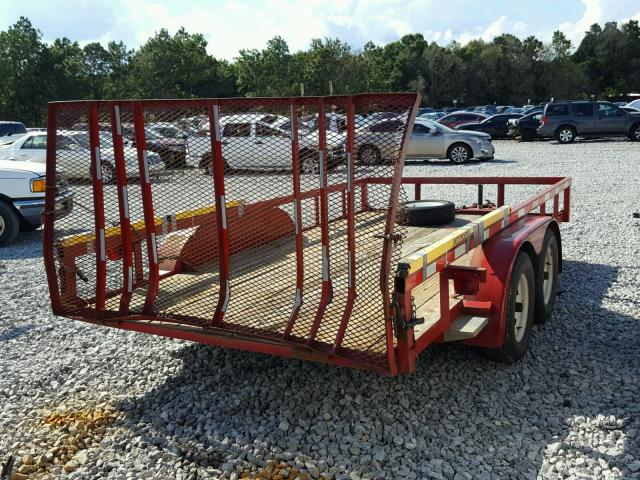 4VTBU1427BRBB8597 - 2006 UTILITY TRAILER RED photo 4