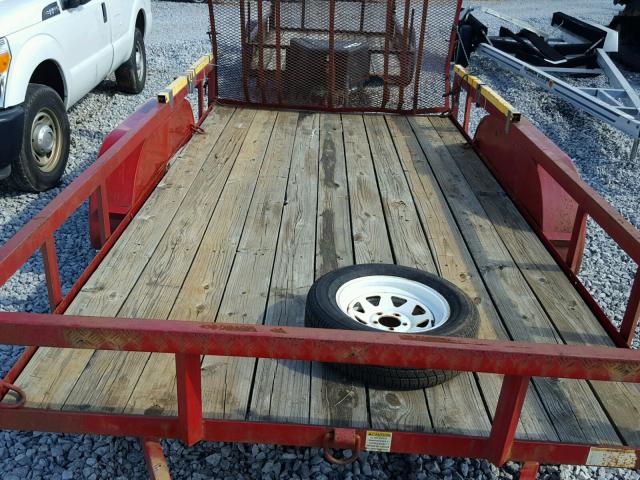 4VTBU1427BRBB8597 - 2006 UTILITY TRAILER RED photo 6