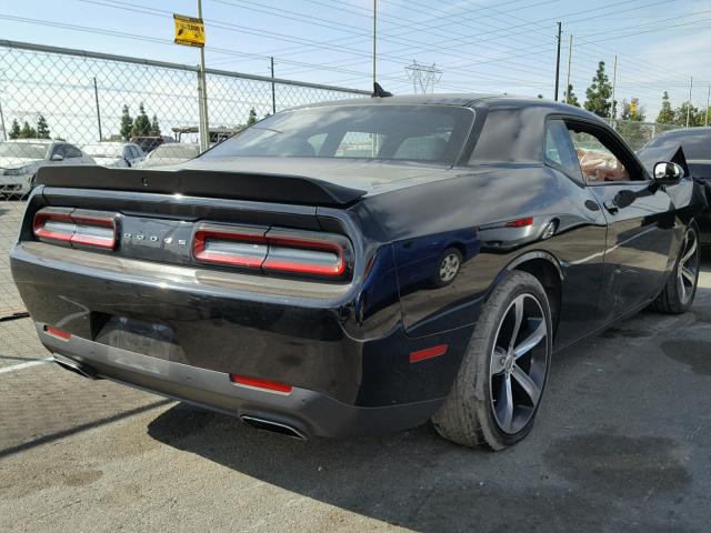 2C3CDZBT1GH221582 - 2016 DODGE CHALLENGER BLACK photo 4