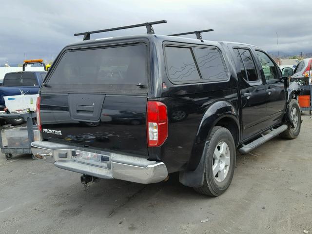 1N6AD07W25C455079 - 2005 NISSAN FRONTIER C BLACK photo 4