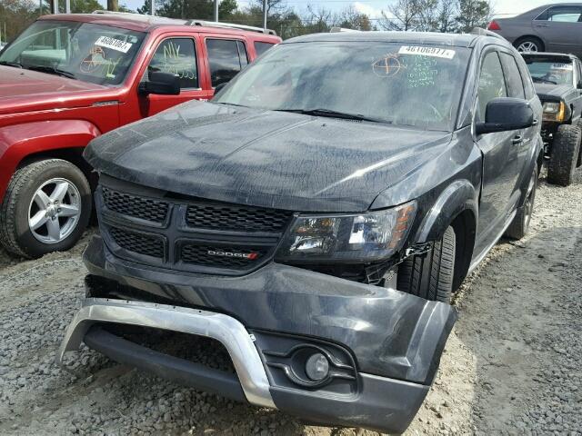 3C4PDCGG4FT506773 - 2015 DODGE JOURNEY CR BLACK photo 2