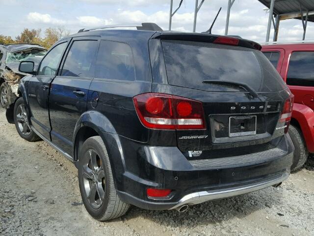 3C4PDCGG4FT506773 - 2015 DODGE JOURNEY CR BLACK photo 3