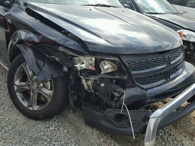 3C4PDCGG4FT506773 - 2015 DODGE JOURNEY CR BLACK photo 9