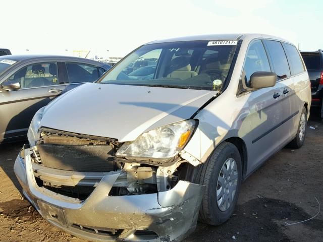 5FNRL38286B047244 - 2006 HONDA ODYSSEY LX SILVER photo 2