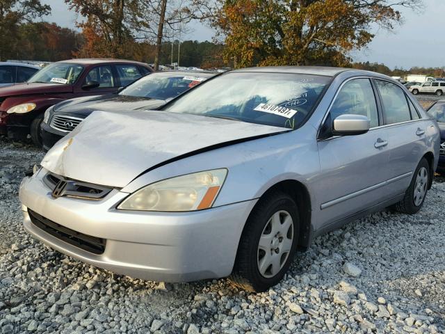 1HGCM56425L002719 - 2005 HONDA ACCORD LX SILVER photo 2