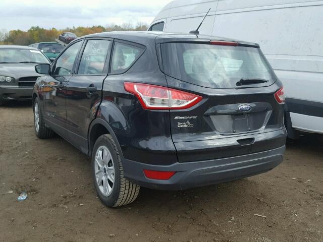 1FMCU0F76EUC74305 - 2014 FORD ESCAPE S BLACK photo 3