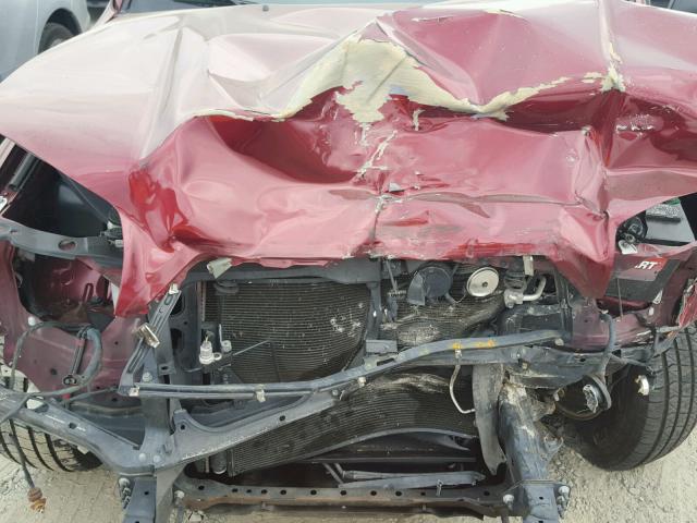 JTEBU14R268062873 - 2006 TOYOTA 4RUNNER SR BURGUNDY photo 7