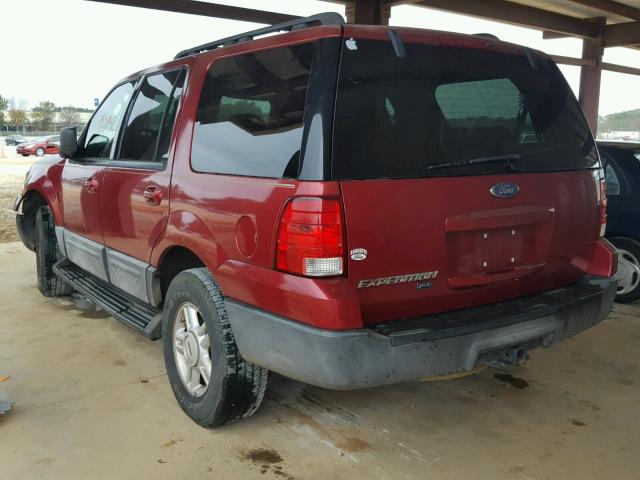 1FMPU15516LA29846 - 2006 FORD EXPEDITION MAROON photo 3