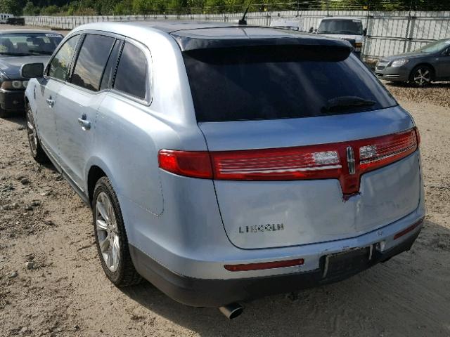 2LMHJ5AT6DBL50226 - 2013 LINCOLN MKT BLUE photo 3