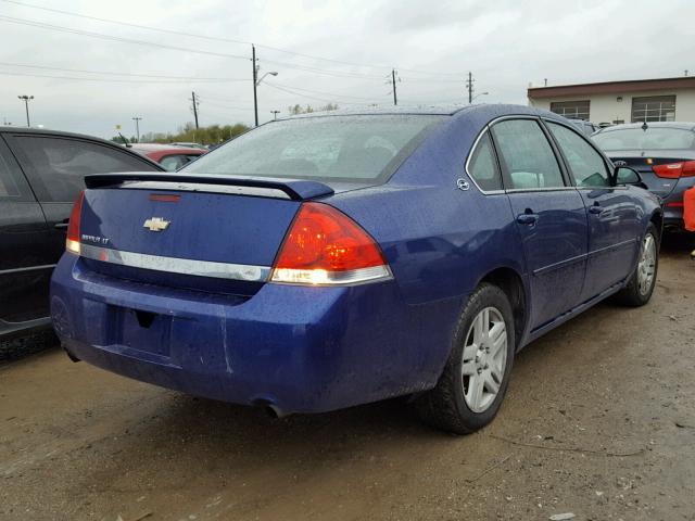 2G1WC581269320844 - 2006 CHEVROLET IMPALA LT BLUE photo 4