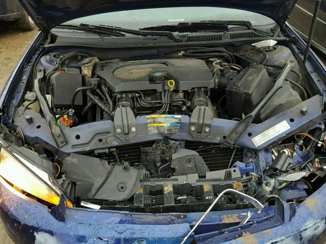 2G1WC581269320844 - 2006 CHEVROLET IMPALA LT BLUE photo 7