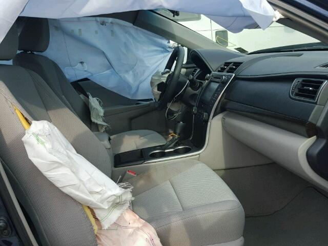 4T4BF1FK1FR491414 - 2015 TOYOTA CAMRY LE 蓝色 照片 5