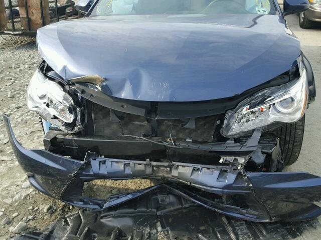 4T4BF1FK1FR491414 - 2015 TOYOTA CAMRY LE 蓝色 照片 9