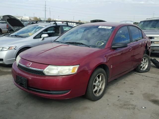 1G8AJ52F04Z152341 - 2004 SATURN ION LEVEL RED photo 2