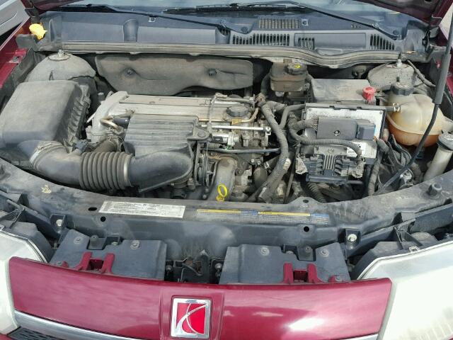 1G8AJ52F04Z152341 - 2004 SATURN ION LEVEL RED photo 7