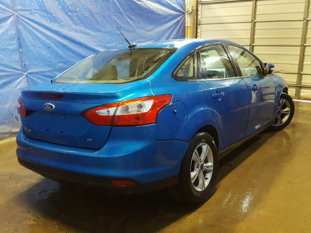 1FADP3F28DL232475 - 2013 FORD FOCUS SE BLUE photo 4