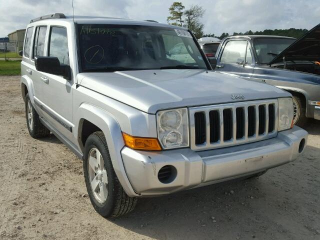 1J8HG48K07C562770 - 2007 JEEP COMMANDER SILVER photo 1