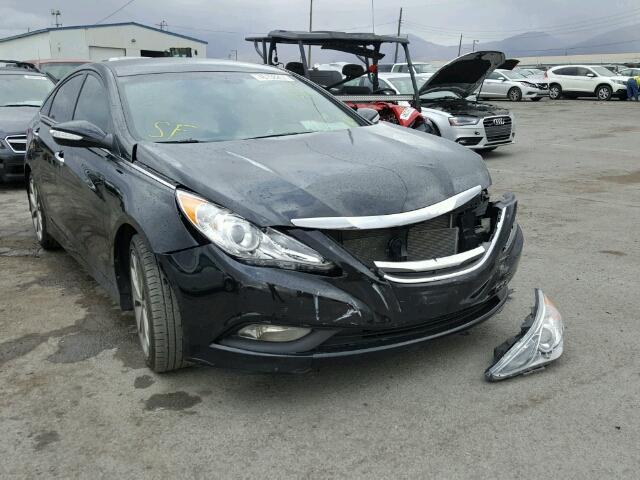 5NPEC4ACXEH882785 - 2014 HYUNDAI SONATA SE BLACK photo 1