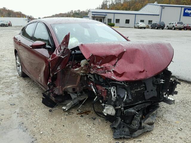 1C3CCCBB6FN744755 - 2015 CHRYSLER 200 S MAROON photo 1