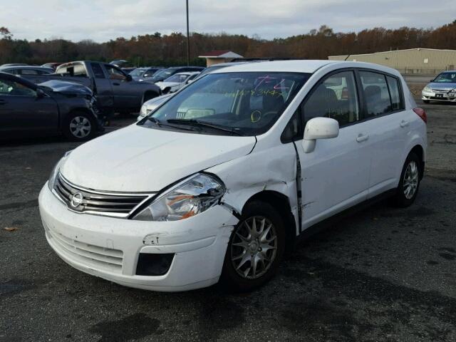 3N1BC1CP3CK236804 - 2012 NISSAN VERSA S WHITE photo 2