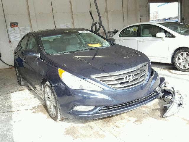 5NPEC4AC3BH082969 - 2011 HYUNDAI SONATA BLUE photo 1