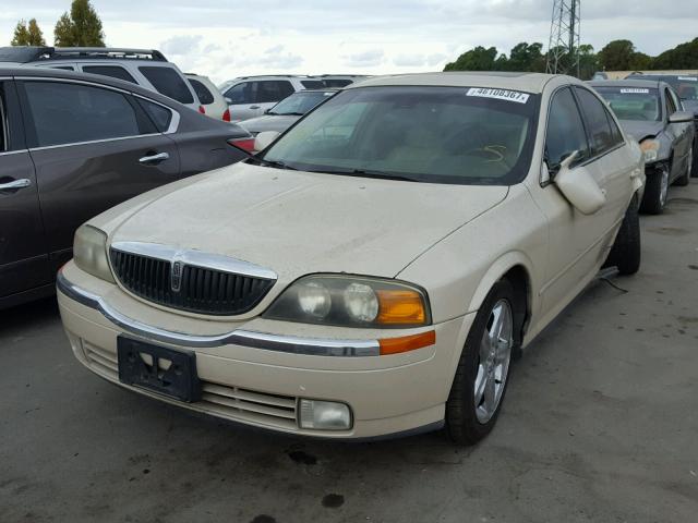 1LNHM87AX2Y685578 - 2002 LINCOLN LS TAN photo 2