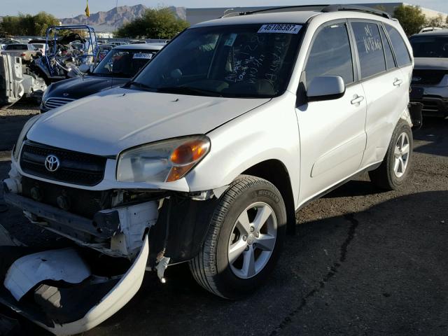 JTEGD20V950073543 - 2005 TOYOTA RAV4 WHITE photo 2