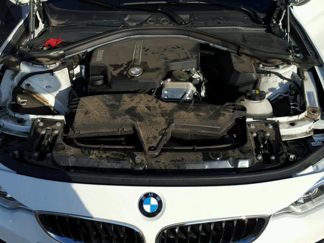 WBA3N3C53FK234778 - 2015 BMW 428 I WHITE photo 7