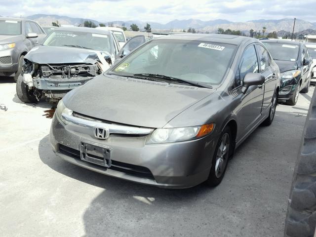 2HGFA16808H504566 - 2008 HONDA CIVIC EX BROWN photo 2