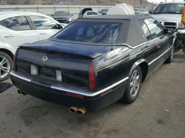 1G6EL12Y8VU600743 - 1997 CADILLAC ELDORADO BLACK photo 4