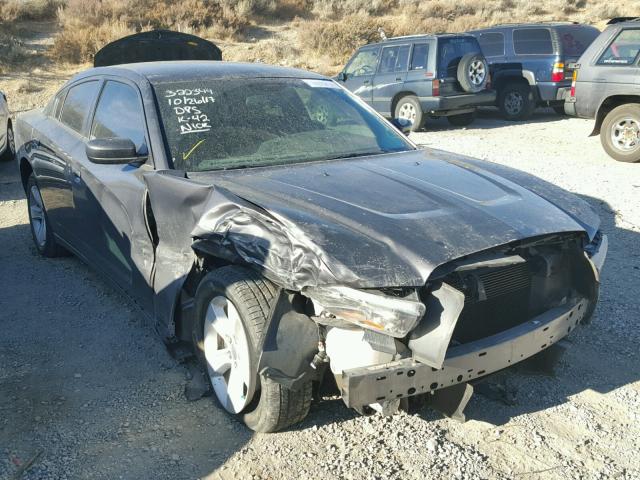 2C3CDXBG9EH186875 - 2014 DODGE CHARGER SE GRAY photo 1