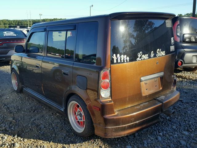 JTLKT334164121416 - 2006 TOYOTA SCION XB Marrón foto 3